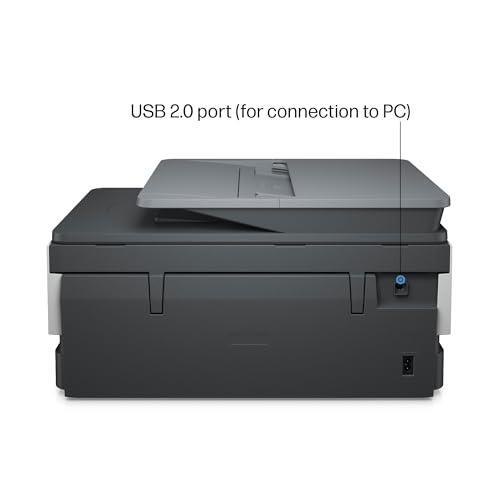 HP OfficeJet 8015e Wireless Color All-in-One Printer, 6 month Instant Ink trial included