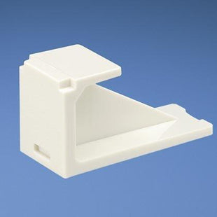 Panduit CMBWH-X Mini-Com 1 Port Blank Module (Pack of 10), White; Reserves a One Module Space for Future Use in Mini-Com Patch Panels, Faceplates, and Surface Mount Boxes