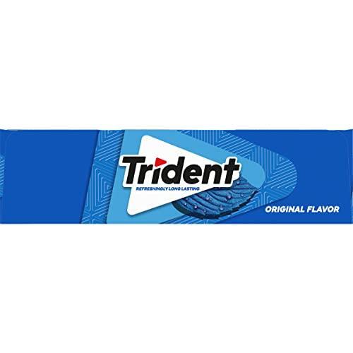 Trident Original Flavor Sugar-Free Chewing Gum, 12 Packs of 14 Pieces (168 Total Pieces)