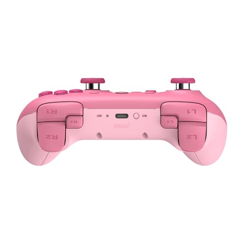 8BitDo Ultimate 2C Bluetooth Controller for Switch/Switch 2, Wireless Controller with 6-Axis Motion Control, Rumble Vibration, Refined D-Pad and Bumpers, and Hall Effect Joysticks (Pink)