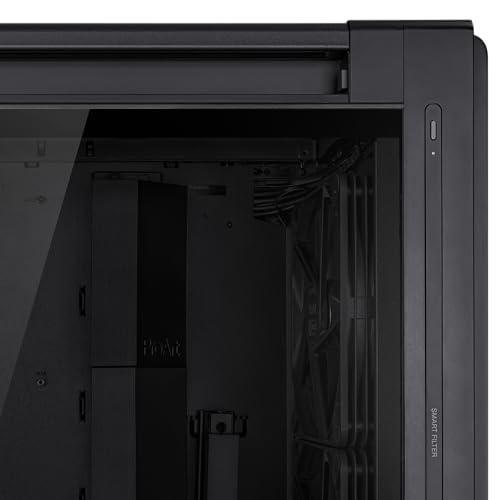 ASUS ProArt PA602 E-ATX Computer Case 420mm Radiator Support, Dual 200mm Built-in Fans, Front Panel IR dust Indicator, Power Lock Latch, Tool-Less PCIe mounting & GPU Holder, 20Gbps USB-C Front I/O