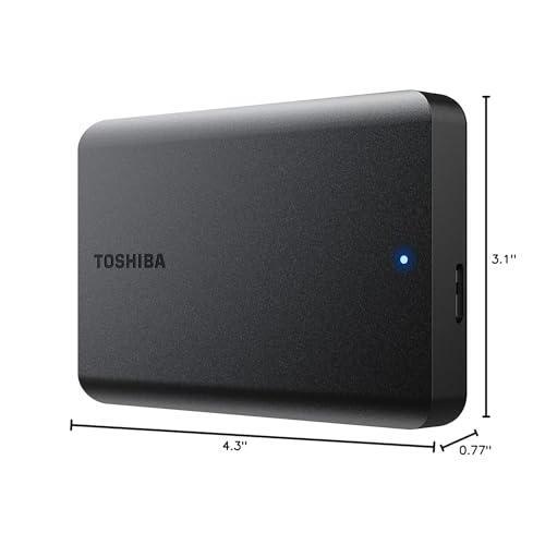 Toshiba Canvio Basics 4TB Portable External Hard Drive USB 3.0, Black - HDTB540XK3CA