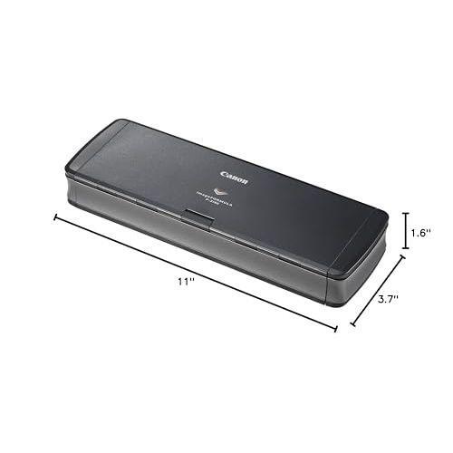Canon imageFORMULA P-215II Mobile Document Scanner, Black, 1.6" x 11" x 3.7"