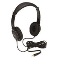 Hi-Fi Headphones, Plush Sealed Earpads, Black, Sold as 1 Each, 25PACK, Total 25 Each