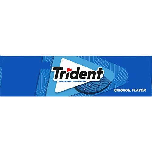 Trident Original Flavor Sugar-Free Chewing Gum, 12 Packs of 14 Pieces (168 Total Pieces)