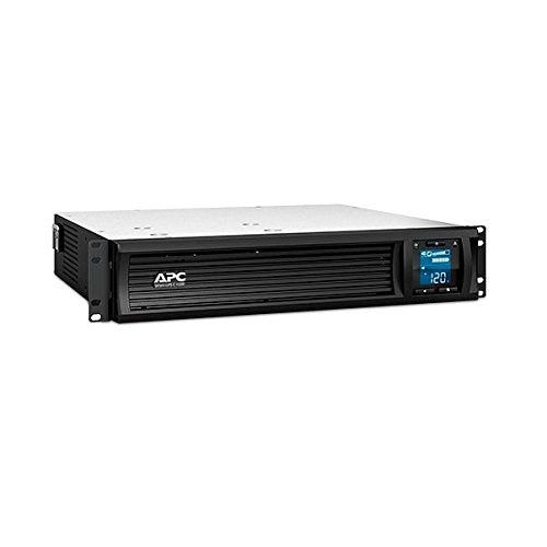 APC 1000VA Smart UPS with SmartConnect, SMC1000-2UC Rack Mount UPS Battery Backup, Sinewave, AVR, 120V, Line Interactive Uninterruptible Power Supply