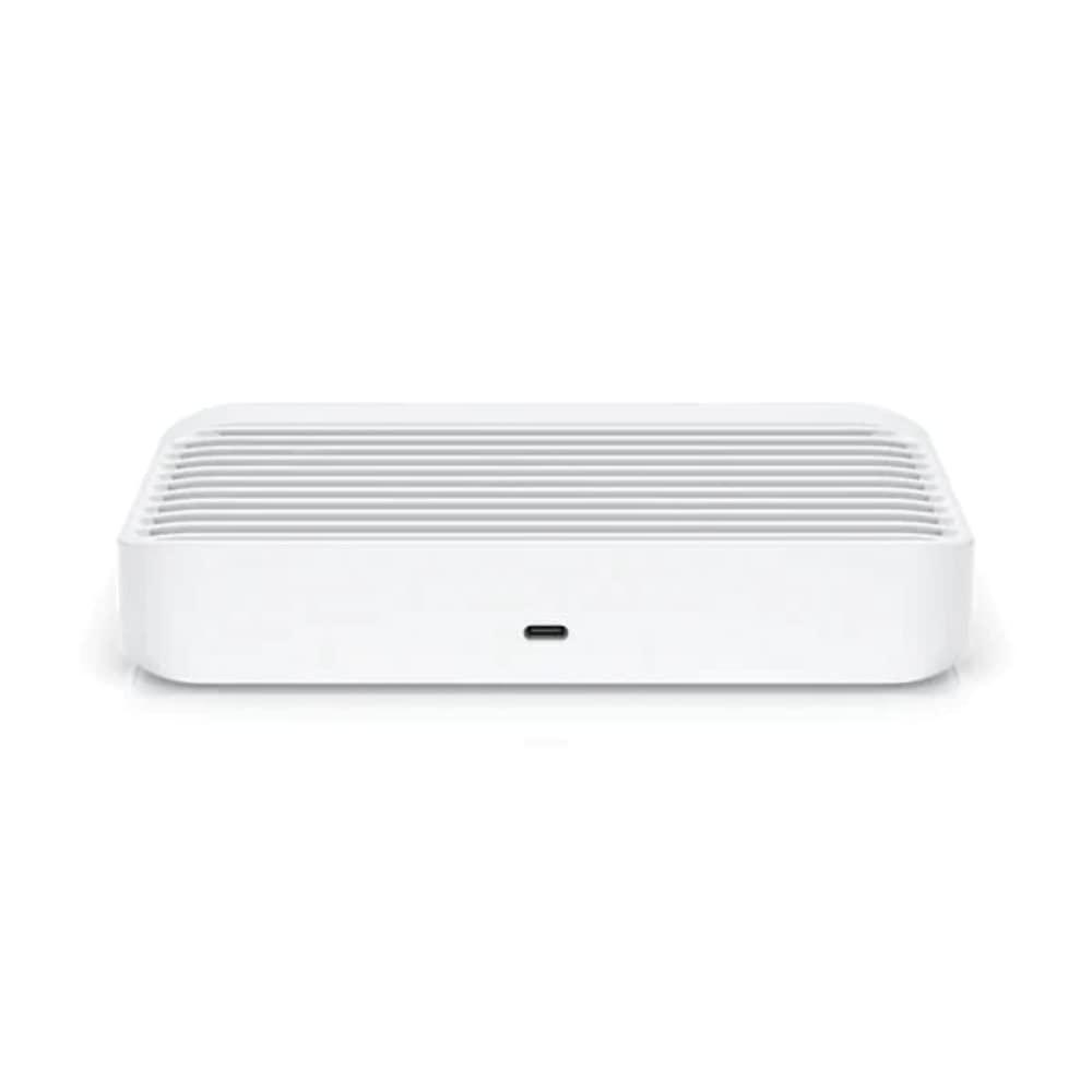 UBIQUITI UniFi Switch Flex XG - Layer 2 switch with 4 10GbE RJ45 ports and 1 GbE, 802.3at PoE+ RJ45 input.