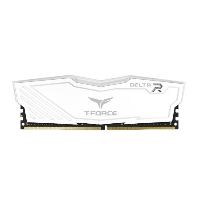 TEAMGROUP Team T-Force Delta RGB DDR4 Gaming Memory, 2 x 8 GB, 3200 Mhz, 288 Pin DIMM, White