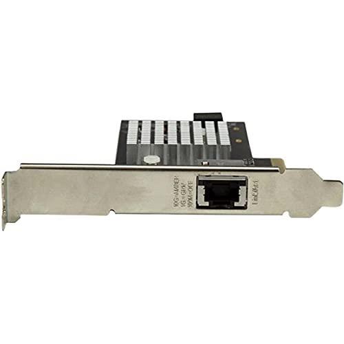 StarTech.com 1 Port 10G PCIe Network Card - 10GBase-T/NBASE-T - RJ45 Port - Intel X550 Chipset - Ethernet Card - Network Adapter - Intel NIC Card (ST10000SPEXI) Red