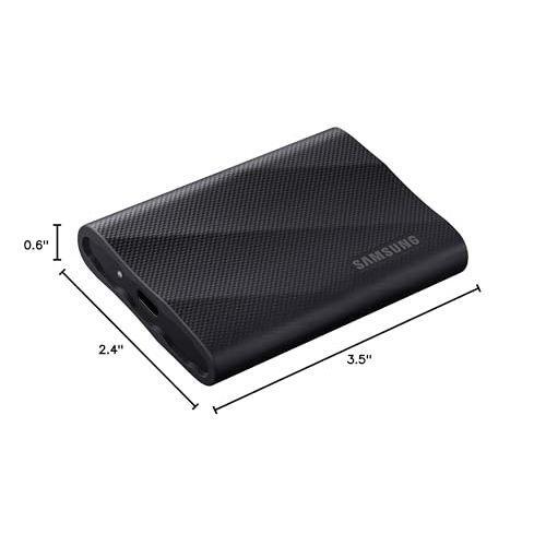 Samsung T9 Portable SSD 1TB, USB 3.2 Gen 2x2 External Solid State Drive, Seq. Read Speeds Up to 2,000MB/s for Gaming, Students and Professionals, MU-PG1T0B/AM, Black