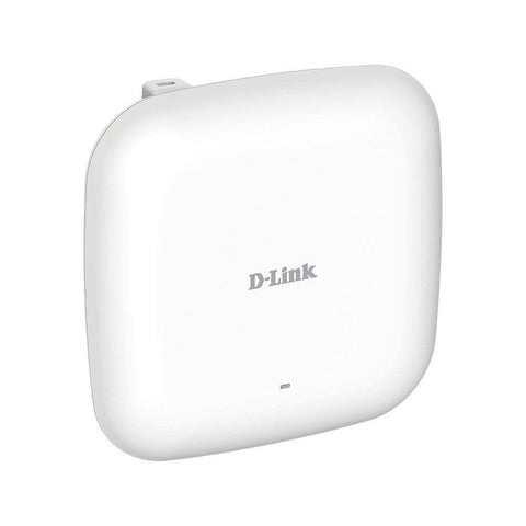 D-Link PoE Access Point WiFi 6 AX1800 Wave 2 Dual Band Wireless Internet Network Compact Design Wall Ceiling Mountable WiFi AC AP (DAP-X2810), White