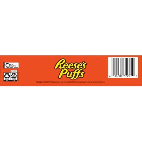 REESE'S PUFFS Breakfast Cereal, Chocolatey Peanut Butter Cereal, 11.5 oz