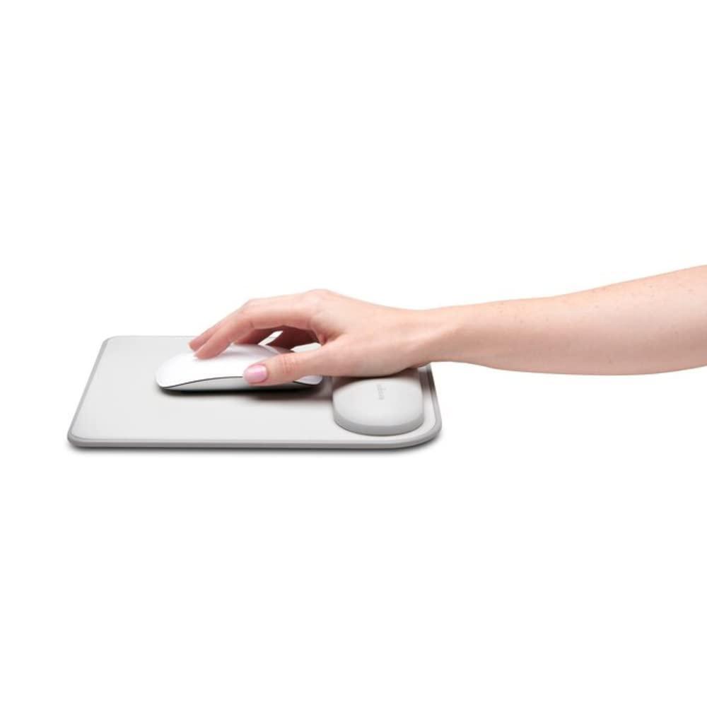 Mousepad with ErgoSoft Wrist Rest for Standard Mouse-Gray (K50437WW)