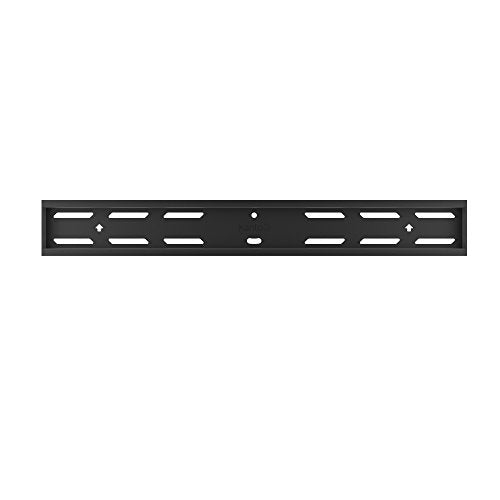 Kanto PF300 Fixed TV Mount for 32" to 90" TVs | Up to 150 lb | VESA 100 x 100 to 600 x 400 | Extra Wide Wall Plate | Post-Installation Leveling | Lockable Arms | Quick Release | Low Profile | Black