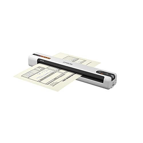 Epson RapidReceipt RR-60 Mobile Color Receipt & Document Scanner with ScanSmart AI PRO Receipt Management & PDF Software for PC & Mac