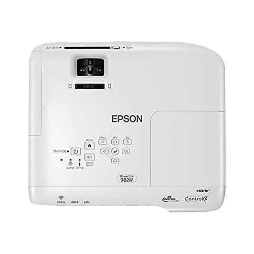 Epson PowerLite 982W LCD Projector - 16:10 - Ceiling Mountable