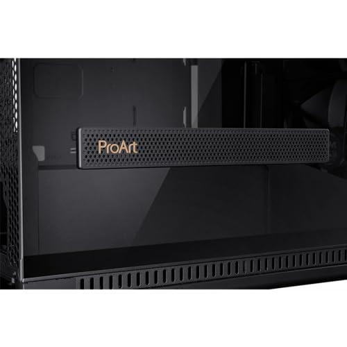 ASUS ProArt PA602 E-ATX Computer Case 420mm Radiator Support, Dual 200mm Built-in Fans, Front Panel IR dust Indicator, Power Lock Latch, Tool-Less PCIe mounting & GPU Holder, 20Gbps USB-C Front I/O