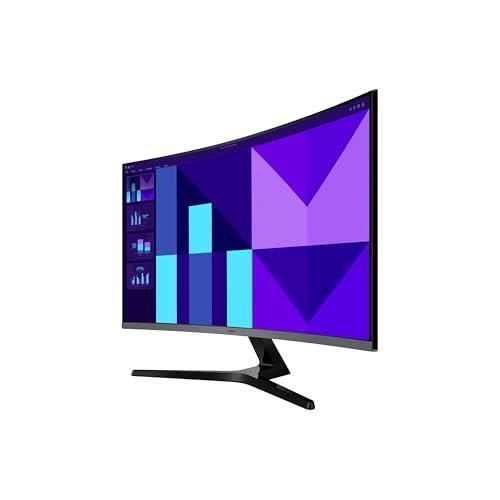 SAMSUNG 32-inch S3 (S39GD) FHD 100Hz Curved Monitor, Game Mode, Eye Saver Mode, Multiple Connectivity with HDMI Port, Built-in Speakers, LS32D396GANXZA, 2025