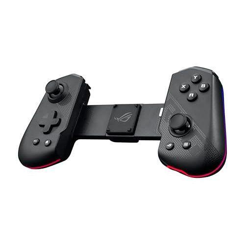 ASUS ROG Tessen Gaming Mobile Controller for Android (foldable, one size fits all, on-the-fly key mapping, RGB lighting, 500Hz polling rate)