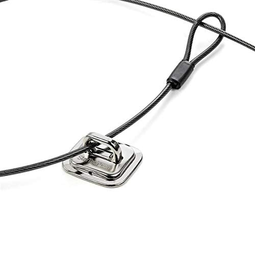StarTech.com Laptop Cable Lock Anchor - Zinc Alloy - Computer Security Cable Anchor - Desk Mount Security Anchor Point - Screw-On Lock Anchor , TAA (LTANCHOR)