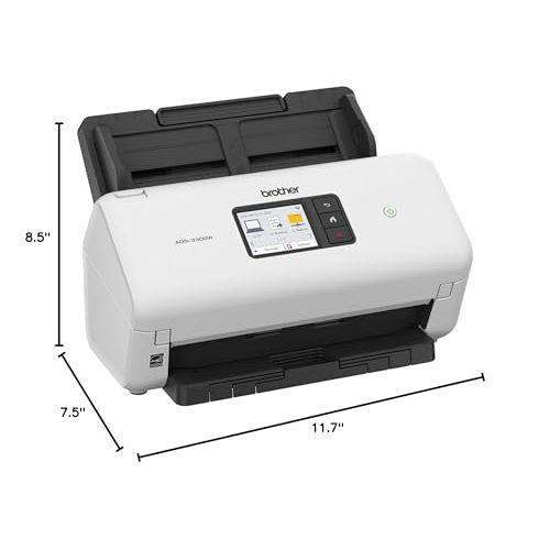 Brother ADS-3300W Wireless, High-Speed Desktop Scanner | 2.8-inch Touchscreen | Scans Up to 40ppm1
