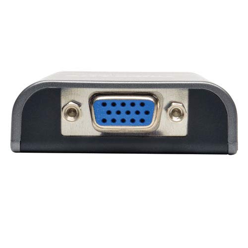 Tripp Lite USB 2.0 to VGA Dual-Monitor Adapter, 128 MB SDRAM, 1920 x 1080 1080p @ 60 Hz