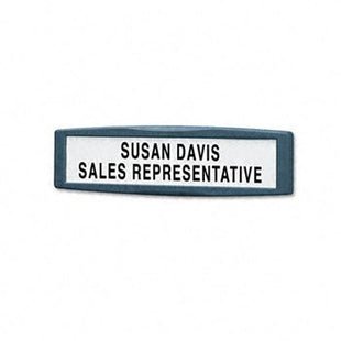 Fellowes® Plastic Partition AdditionsTM Nameplate PLATE,NAME,PARTION,GPH (Pack of8)