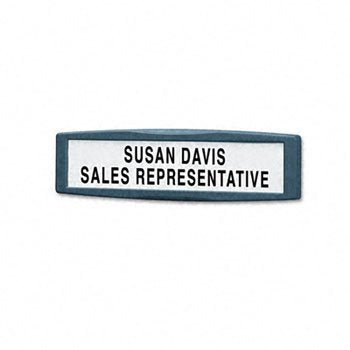 Fellowes® Plastic Partition Additions™ Nameplate PLATE,NAME,PARTION,GPH (Pack of8)