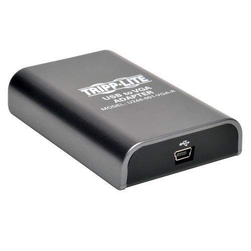 Tripp Lite USB 2.0 to VGA Dual-Monitor Adapter, 128 MB SDRAM, 1920 x 1080 1080p @ 60 Hz