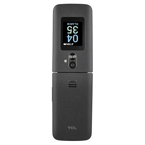 Tracfone| TCL FLIP 3 | Locked| 13GB | 1850mAh Battery |5MP Video Capable Camera| Stone Gray