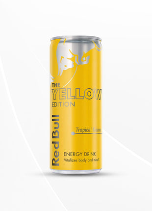Red Bull Yellow Edition-Tropical Fruit Flavor 250 Ml (Pack Of 24)