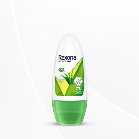 Rexona Aloe Vera Underarm Roll On Deodorant For Women, Antiperspirant, 50 ml