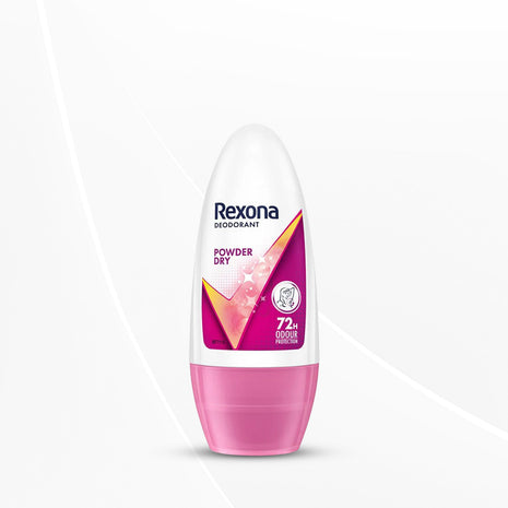 Rexona Powder Dry Underarm Roll On Deodorant For Women, Antiperspirant, 50ml