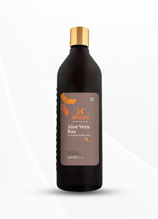 Akayu Aloe Vera Ras, Natural Detoxifier Tonic For Immunity, 450 ml
