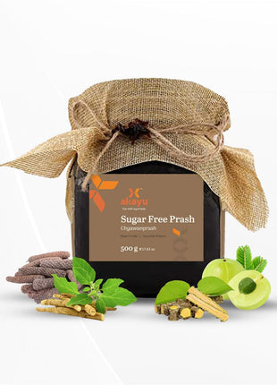 Akayu Sugar-Free Ayurvedic Chyawanprash, Safe for Diabetics, No added Sugar, 500gm