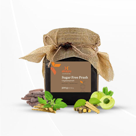 Akayu Sugar-Free Ayurvedic Chyawanprash, Safe for Diabetics, No added Sugar, 500gm