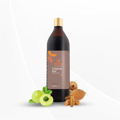 Akayu Triphala Ras | Sugar Free | Improves Digestion, Support Metabolism and Detox Liver 450 ml