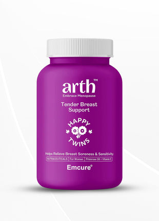 Arth Tender Breast Support, 1000mg Veg Breast Care Capsules | 60 Veg Capsules