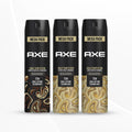 Axe Dark Temptation Long Lasting Deodorant 215 ml & Axe Gold Temptation Bodyspray 215 ml (Pack 3)