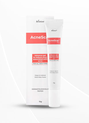 Brinton AcneScar Advanced Gel to Reduce Acne Scars & Pits, White, 15 g