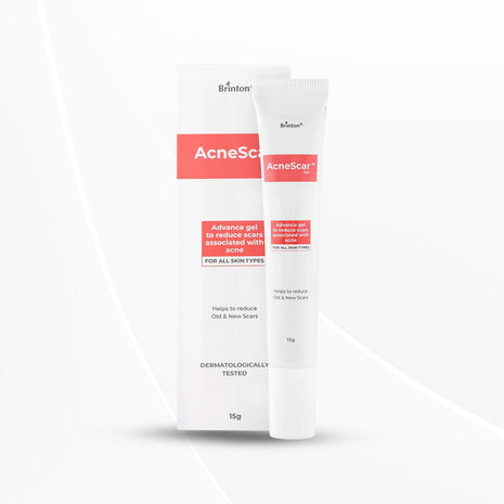 Brinton AcneScar Advanced Gel to Reduce Acne Scars & Pits, White, 15 g