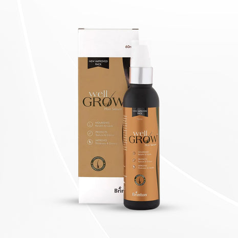 Brinton Wellgrow Hair Growth Serum For Hair Nourishment & Prevents Hair Fall 60 Ml