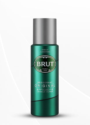 Brut Original Deodorant Body Spray for Men, Masculine Long-Lasting Deo with Fresh, Authentic Fragrance, (200ml)
