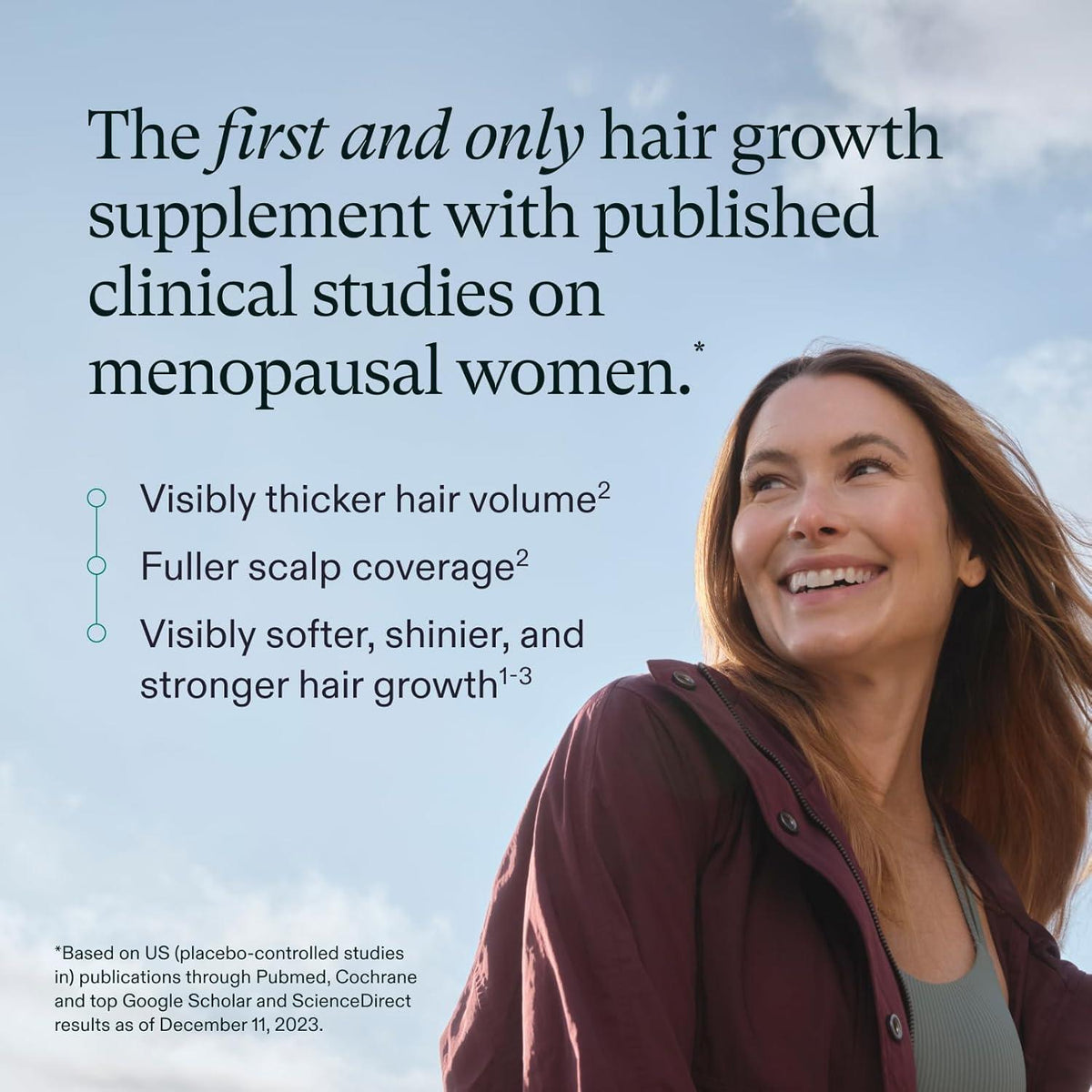 Nutrafol Women's Balance Hair Growth Supplements, Ages 45 and Up, Clinically Proven for Visibly Thicker Hair and Scalp Coverage, Dermatologist Recommended
