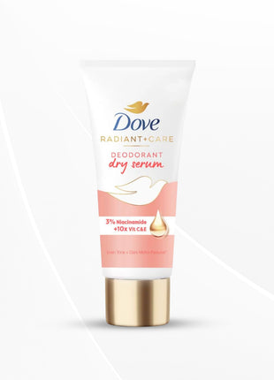 Dove Dry Serum Niacinamide and Vitamin C&E | Radiant, Even-Toned Underarms | 40ml