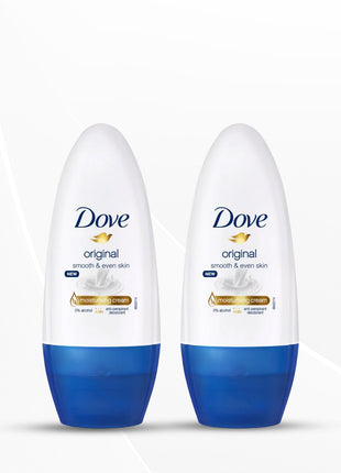 Dove Original Deodorant Roll On For Women | 50 ml Pack of 2