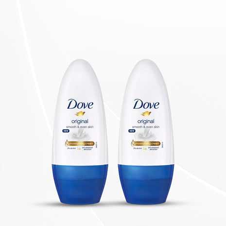 Dove Original Deodorant Roll On For Women | 50 ml Pack of 2