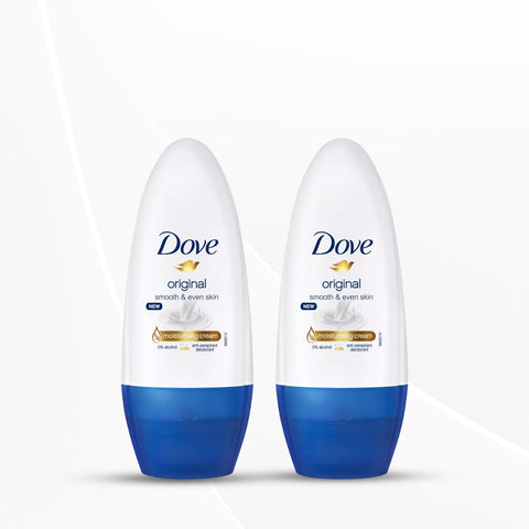 Dove Original Deodorant Roll On For Women | 50 ml Pack of 2