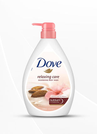 Dove Relaxing Almond Cream Body Wash with Hibiscus for Smooth Skin, Soft & Sweet Scent 1L