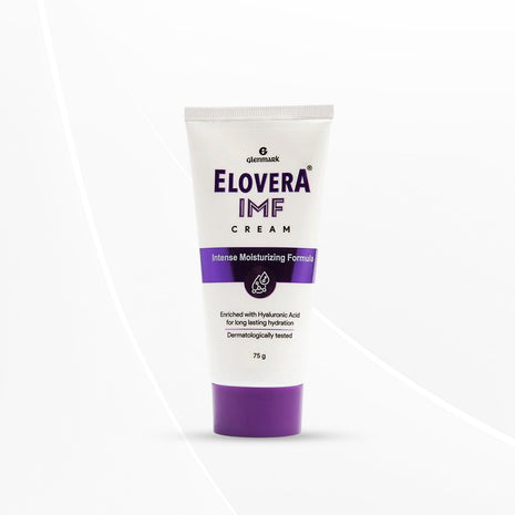Elovera Intense Moisturizing Cream IMF | Enriched with Hyaluronic Acid with Anti Ageing benefits | 75g